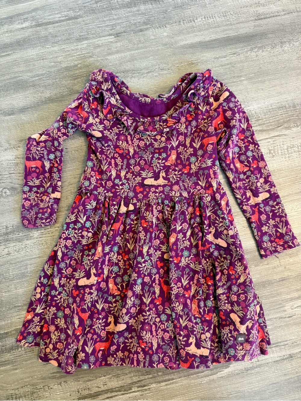 Tea Collection Ruffle Collar Ballet Dress